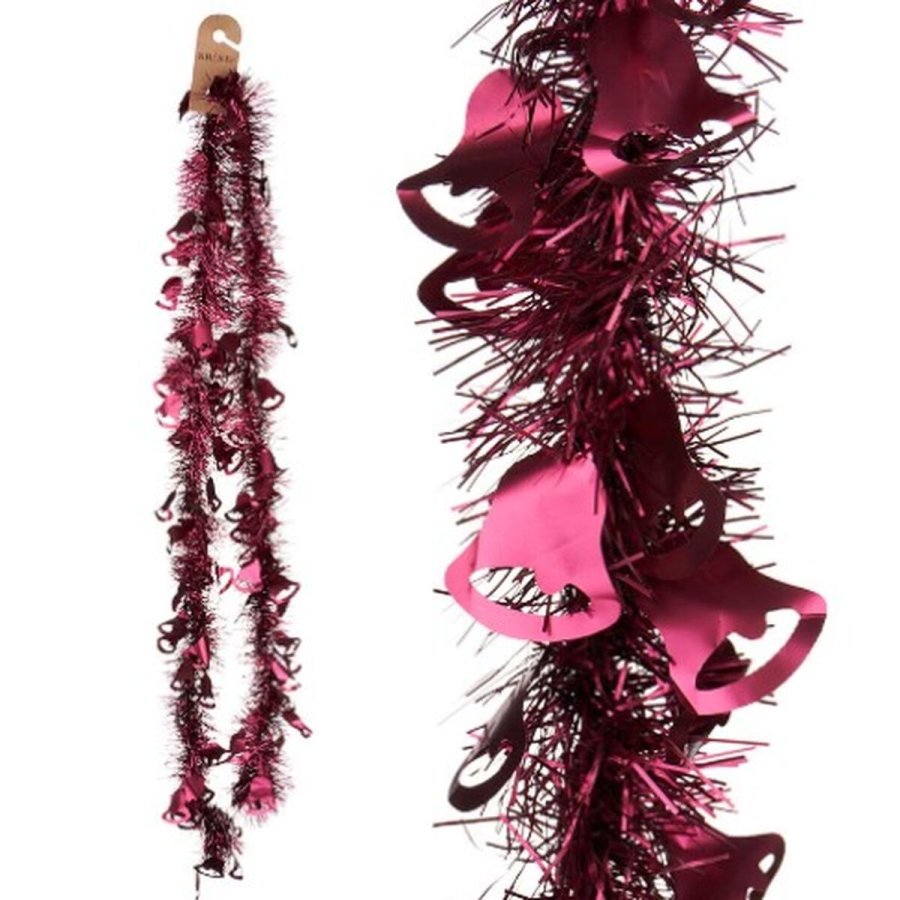 Juleguirlande Lametta Htter Fuchsia Plastik 12 x 12 x 200 cm (36 Enheder) #5