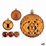 St med julekugler Orange PVC  8 cm (12 enheder) #1