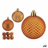 St med julekugler 6 cm Orange PVC (12 enheder) #1
