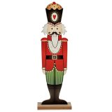 Dekorativ figur Nddeknkker Hvid Sort Rd Grn Tr 10 x 60 x 19 cm (6 enheder) #5
