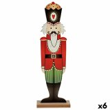 Dekorativ figur Nddeknkker Hvid Sort Rd Grn Tr 10 x 60 x 19 cm (6 enheder) #1