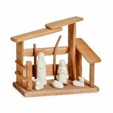 Betlehem dekoration Hvid Natur Tr Keramik 10 x 21 x 25 cm (2 enheder) #9