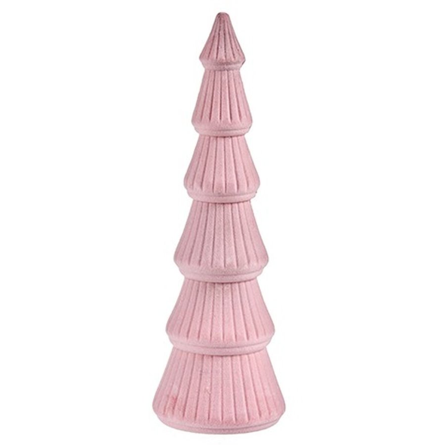Juletr Fljl Pink Tr 12 x 34,5 x 12 cm (8 enheder) #5