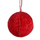 St med julekugler Krist+ 19A5458-1 Rd Polyester (6 enheder) #9