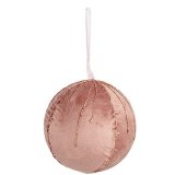 St med julekugler Krist+ 19A5453-PR Pink Polyester (4 enheder) #5