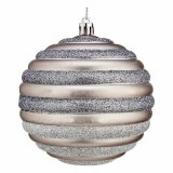 St med julekugler Krist+ 00876 Slvfarvet Plastik Cirkler 10 cm (6 enheder) #5
