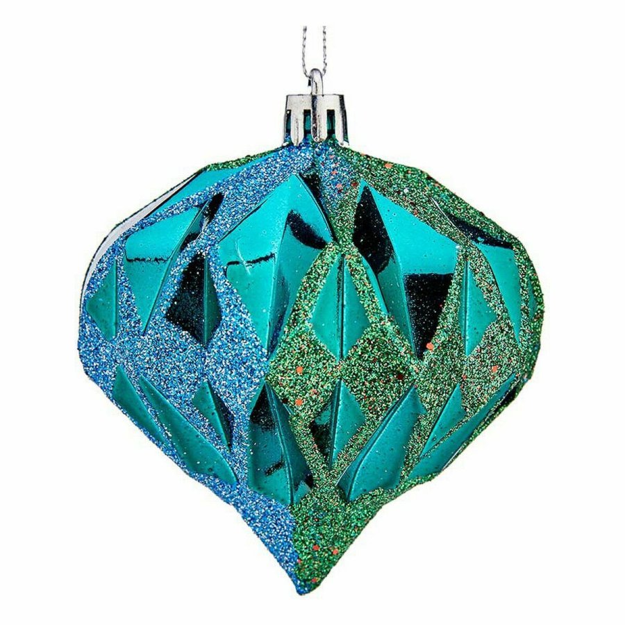 St med julekugler Krist+ 00897 Bl Plastik Diamant (12 enheder) #5