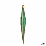 Juledekorationsst Krist+ 00901 Grn Gylden Strakt 3 x 8,5 x 19 cm (12 enheder) #1