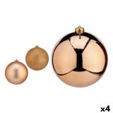 St med julekugler Krist+ 00749 Kobber Plastik (4 enheder) #1