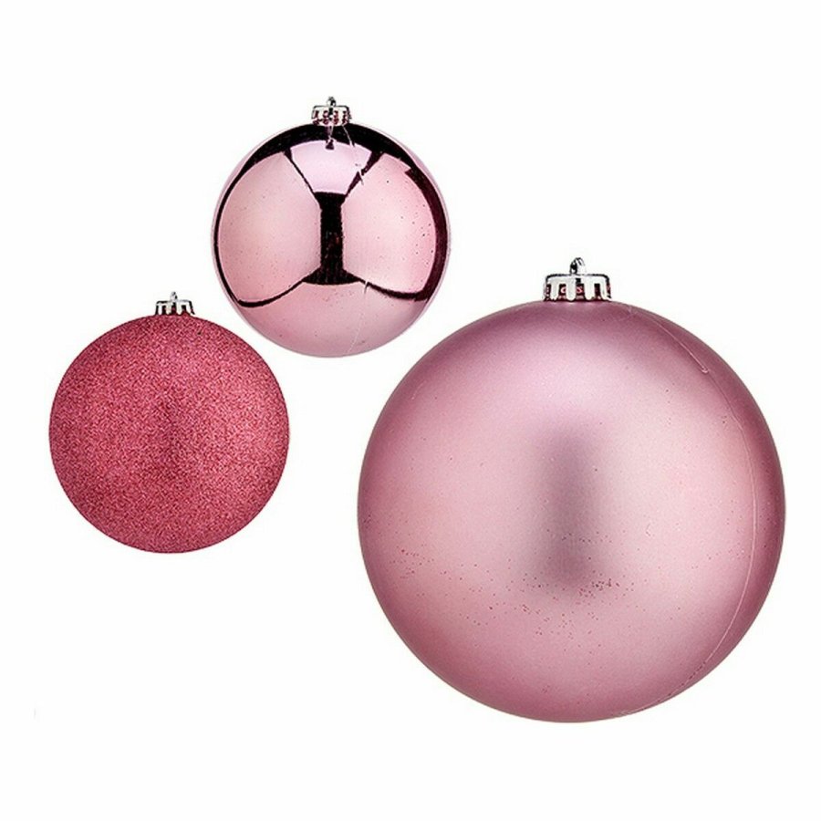 St med julekugler Krist+ 00785 Pink (4 enheder) #5