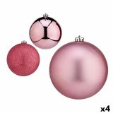 St med julekugler Krist+ 00785 Pink (4 enheder) #1
