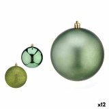 St med julekugler Krist+ 00805 Grn Plastik (12 enheder) #1