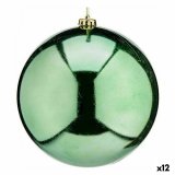 Julekugle Krist+ 00844 Grn Plastik (12 enheder) #1
