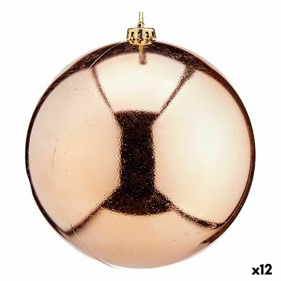 Julekugle Krist+ 00845 Kobber Plastik (12 enheder) #1