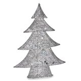 Dekorativ figur Krist+ 00126 Slvfarvet Juletr 12 x 59,5 x 48,5 cm Metal (3 enheder) #2