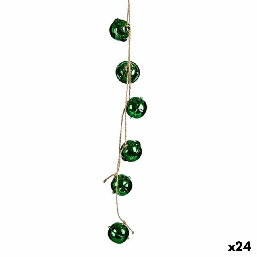 Julepynt Krist+ 00547-2 Grn Plastik Rangle 58 x 3 x 3 cm (24 enheder) #1