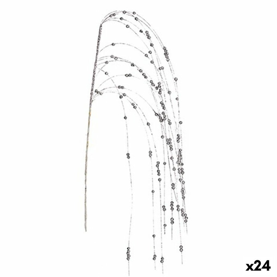 Gren Kugler Slvfarvet 100 x 3 x 5 cm (24 enheder) #1