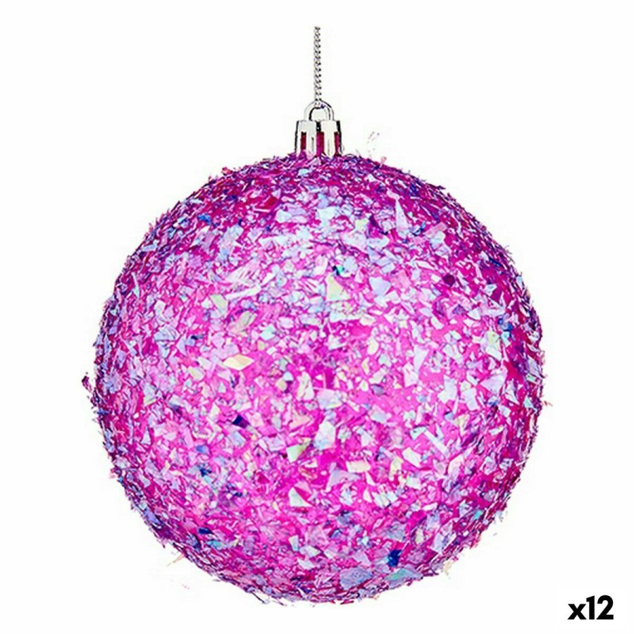 St med julekugler Krist+ 00989-8 Lilla (12 enheder) #1