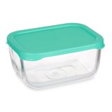 Madkasse Pasabahce SNOW BOX Grn Gennemsigtig Glas Polyetylen 420 ml 12,5 x 6 x 9,5 cm (12 enheder) #3