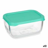 Madkasse Pasabahce SNOW BOX Grn Gennemsigtig Glas Polyetylen 420 ml 12,5 x 6 x 9,5 cm (12 enheder) #1