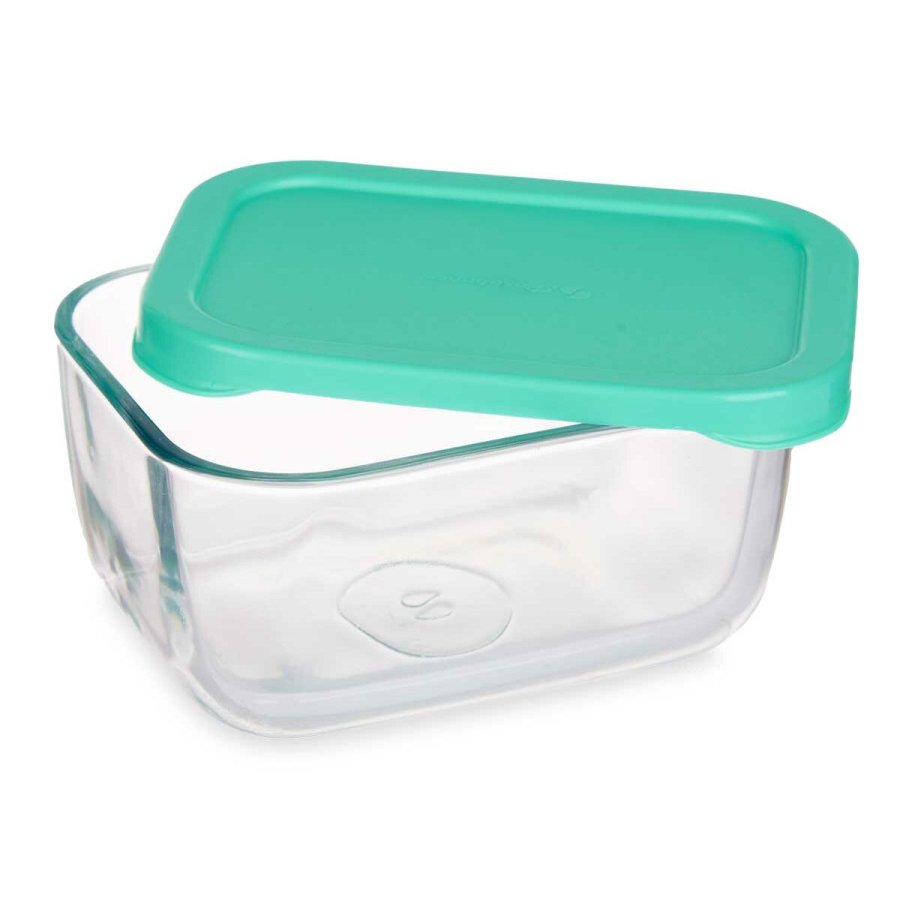 Madkasse Pasabahce SNOW BOX Grn Gennemsigtig Glas Polyetylen 420 ml 12,5 x 6 x 9,5 cm (12 enheder) #5