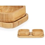 St til appetizere Kinvara CN-KT225030 Brun Bambus 23 x 4,5 x 11 cm (12 enheder) #5