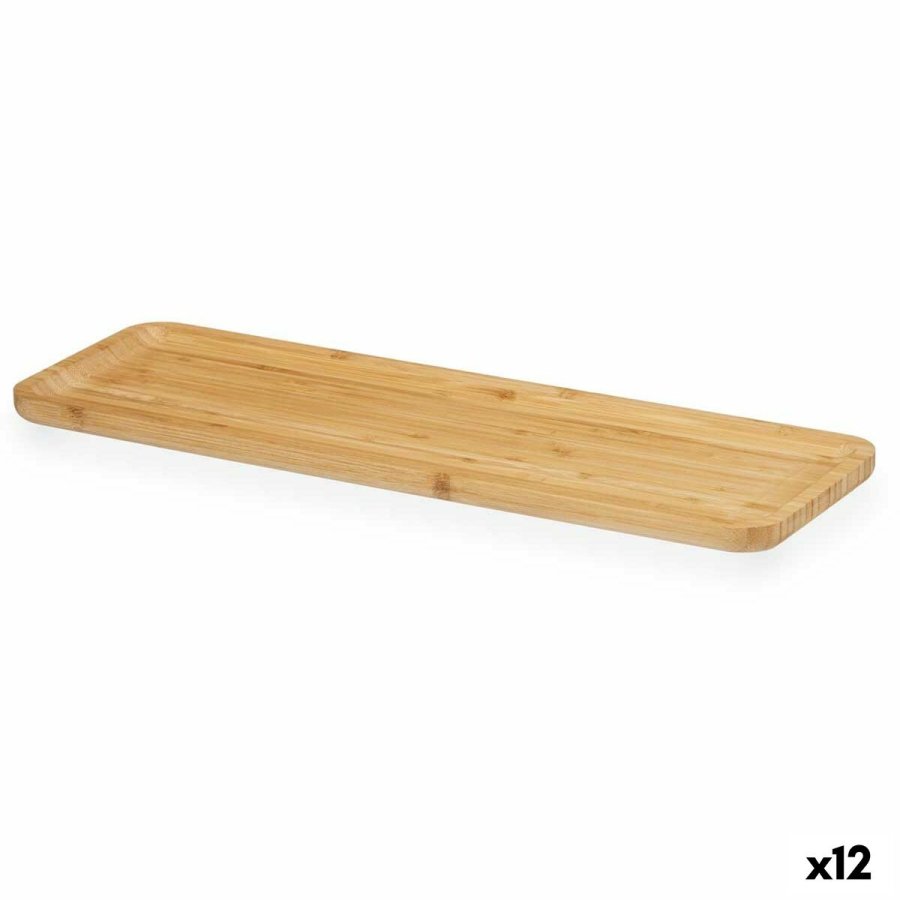 Snack bakke Kinvara CN-KT200062LA Brun 46 x 1,6 x 15 cm Aperitif (12 enheder) #1