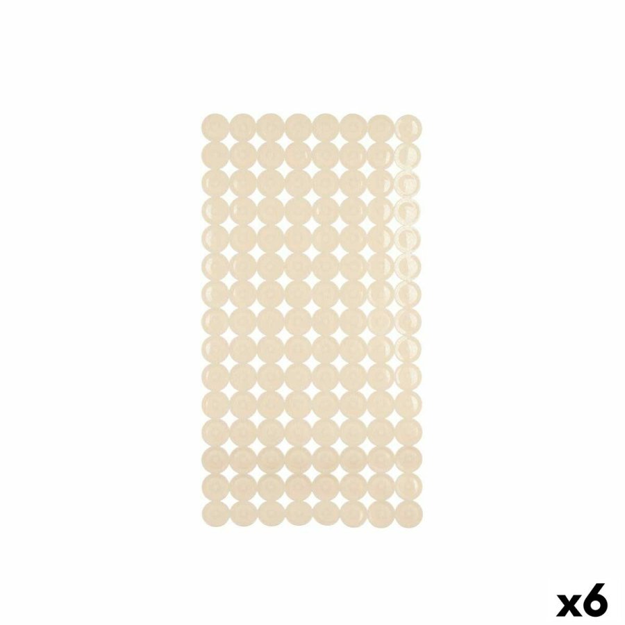 Skridsikker mtte til Brusebad Beige PVC 68 x 36 x 1 cm (6 enheder) #1