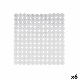 Skridsikker mtte til Brusebad Gennemsigtig PVC 54 x 54 x 1 cm (6 enheder) #1