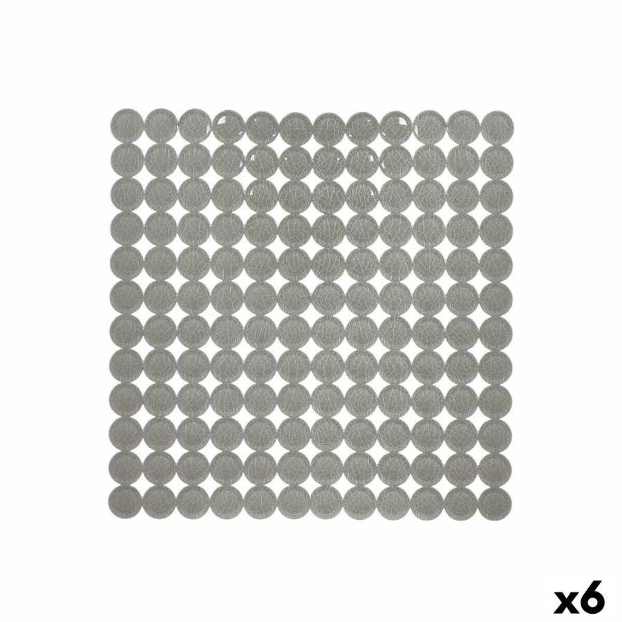Skridsikker mtte til Brusebad Gr PVC 54 x 54 x 1 cm (6 enheder) #1
