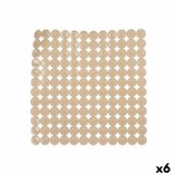 Skridsikker mtte til Brusebad Berilo 90980 Beige PVC 54 x 54 x 1 cm (6 enheder) #1