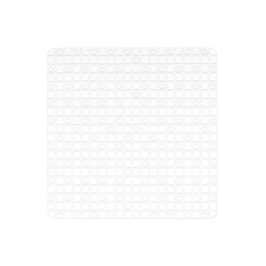 Skridsikker mtte til Brusebad Rammer Gennemsigtig PVC 50,3 x 50,3 x 0,7 cm (6 enheder) #2