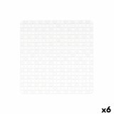 Skridsikker mtte til Brusebad Rammer Gennemsigtig PVC 50,3 x 50,3 x 0,7 cm (6 enheder) #1