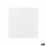 Skridsikker mtte til Brusebad Berilo BM509S - 314 Hvid PVC 50,3 x 50,3 x 0,7 cm Rammer (6 enheder) #1