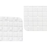 Skridsikker mtte til Brusebad Berilo BM509S - 314 Hvid PVC 50,3 x 50,3 x 0,7 cm Rammer (6 enheder) #9