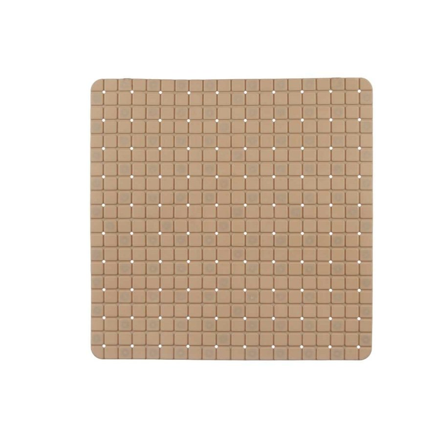 Skridsikker mtte til Brusebad Berilo BM509S - 316 Beige PVC 50,3 x 50,3 x 0,7 cm Rammer (6 enheder) #5
