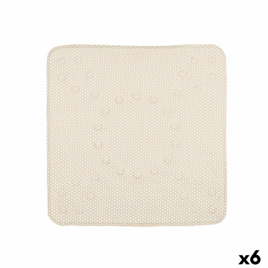 Skridsikker mtte til Brusebad Berilo BM814-5353 - 322 Beige PVC 53 x 52,5 x 1 cm (6 enheder) #1