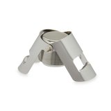 Champagneprop Kinvara KT970 Slvfarvet Slv Silikone Rustfrit stl Plastik 6 x 5,5 x 3,5 cm Hermetisk (12 enheder) #2