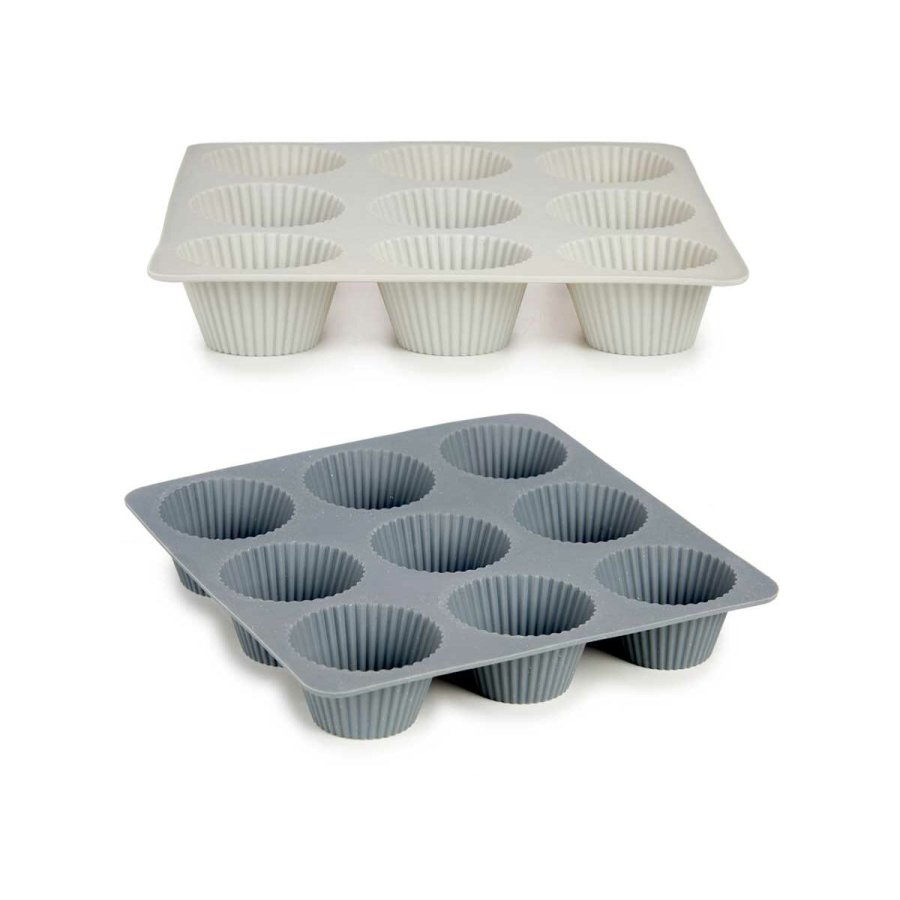 Muffinform Kinvara HH421 Lysegr Mrkegr 22 x 3 x 22 cm Muffins (6 enheder) #2