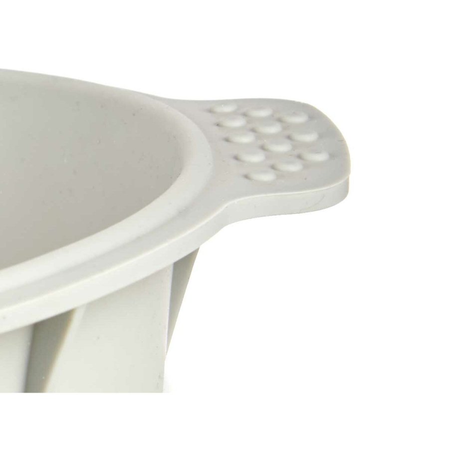 Bageform til bagvrk Kinvara HH156 Lysegr Mrkegr Silikone 30 x 4,5 x 26 cm Cirkulr (6 enheder) #3