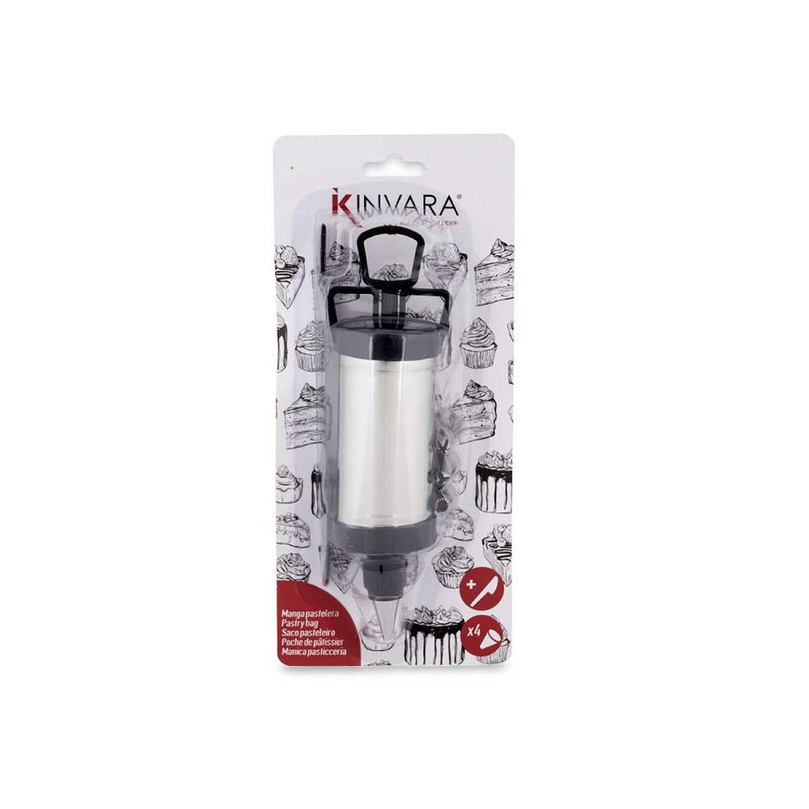 Sprjteposer Kinvara HD092838 Sort Slvfarvet St (6 enheder) #3