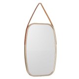 Vgspejl 1271 Brun Champagne 43 x 65 x 3 cm Rektangulr (4 enheder) #17