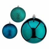 St med julekugler Krist+ 00829 Bl Plastik (16 enheder) #5
