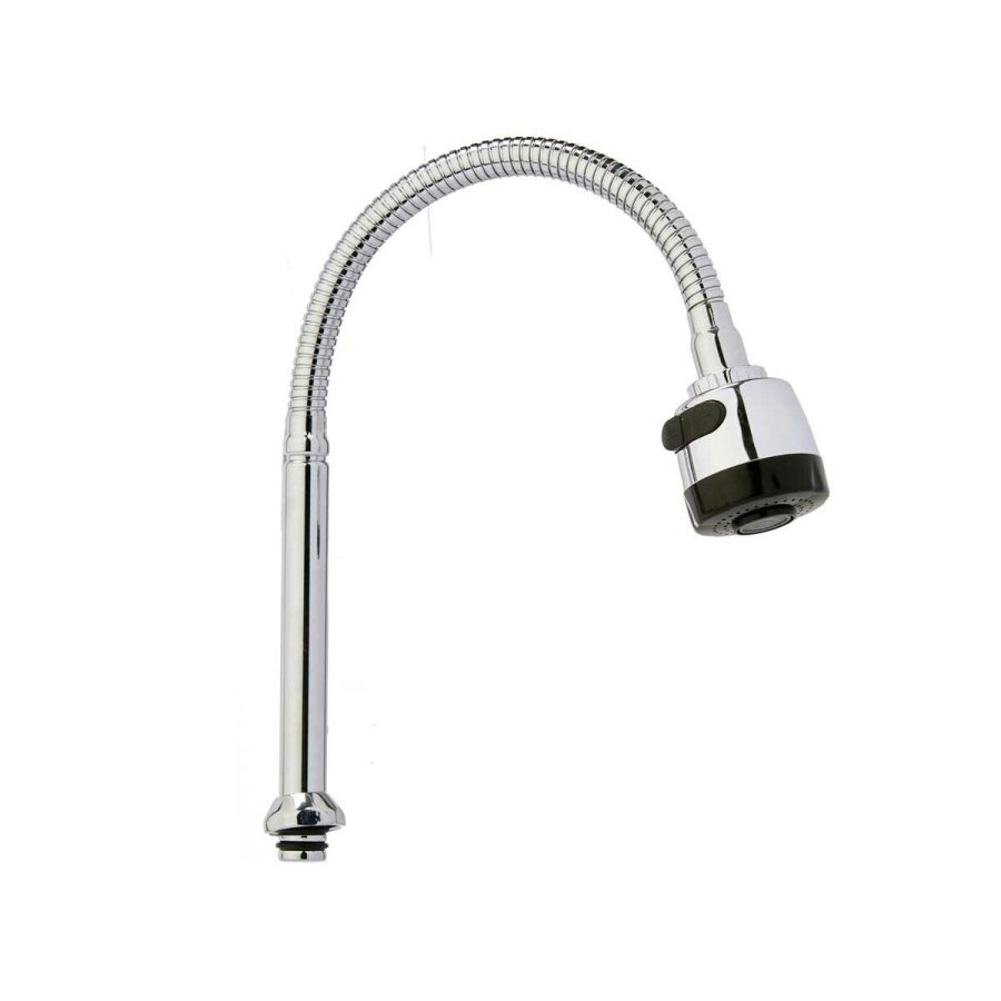 Kitchen Tap Kinvara 179 Sort Slvfarvet Metal Plastik Forlngbar Multifunktion (12 enheder) #2