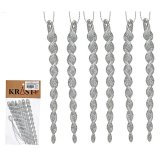 Julepynt Slvfarvet Plastik Skinne 13,5 x 1 x 5,5 cm (24 enheder) #9