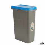 Papirkurv Stefanplast Bl Gr Plastik 25 L (6 enheder) #1