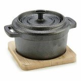 Kasserolle Kinvara 219SJ091 Brun Sort Bambus Smedet stl 13 x 10 x 8,5 cm (12 enheder) #2