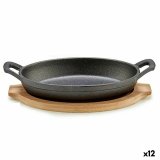 Kasserolle til servering af tapas Kinvara 1277SJ5103 Brun Gr 22,5 x 4,5 x 12,5 cm (12 enheder) #1