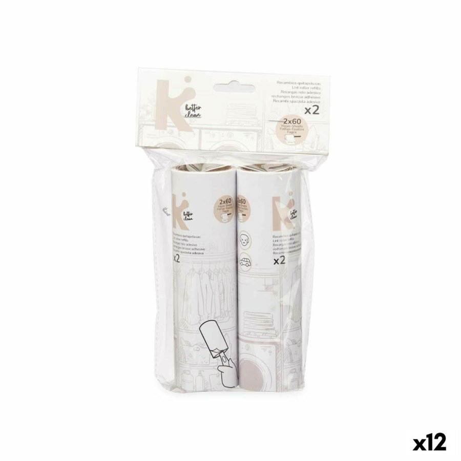 Fnugfjerner Udskifter 16 cm Hvid (12 enheder) #1