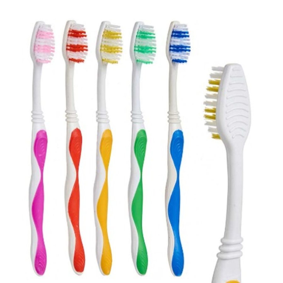 Escova de Dentes Berilo AR1410005 Gul Bl Rd Grn Pink (12 enheder) #3